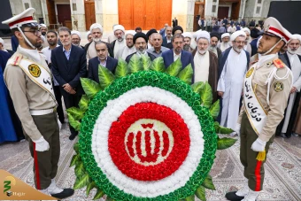  مراسم تجدید میثاق کارگزاران حج ۱۴۰۴ با آرمان های امام خمینی(ره) 9