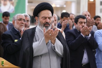  مراسم تجدید میثاق کارگزاران حج ۱۴۰۴ با آرمان های امام خمینی(ره) 3
