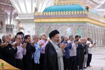  مراسم تجدید میثاق کارگزاران حج ۱۴۰۴ با آرمان های امام خمینی(ره) 4