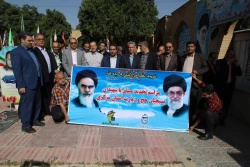 بمناسبت گرامیداشت هفته حج :
تجدید میثاق کارگزاران حج استان مرکزی با شهدا  6