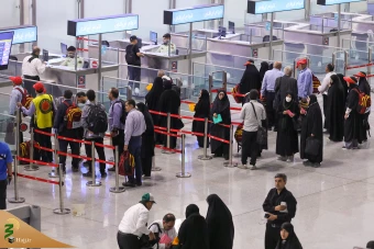  بدرقه  اولین کاروان های اعزامی از زائران حج تمتع ۱۴۰۴  25