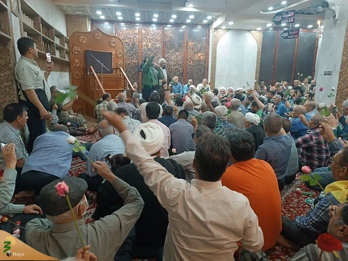 جشن میلاد امام رضا(ع) با حضور زائران ایرانی  در حرم الگوی بصیرت و وفاداری برگزار شد 2