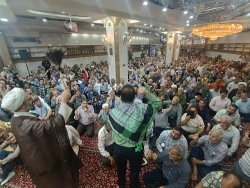 جشن میلاد امام رضا(ع) با حضور زائران ایرانی  در حرم الگوی بصیرت و وفاداری برگزار شد 2