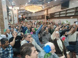 جشن میلاد امام رضا(ع) با حضور زائران ایرانی  در حرم الگوی بصیرت و وفاداری برگزار شد 2