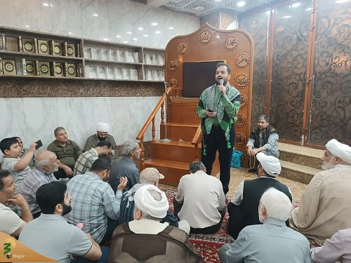 جشن میلاد امام رضا(ع) با حضور زائران ایرانی  در حرم الگوی بصیرت و وفاداری برگزار شد 2