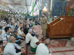 جشن میلاد امام رضا(ع) در حرم سید مظلومان و امام و سفینه النجات امت با حضور زائران ایرانی  و با استقبال زائرانی از ملیت های مختلف برگزار شد 3