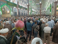 جشن میلاد امام رضا(ع) در حرم سید مظلومان و امام و سفینه النجات امت با حضور زائران ایرانی  و با استقبال زائرانی از ملیت های مختلف برگزار شد 18
