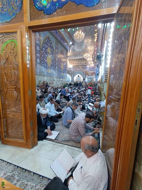 زمزمه دعای کمیل حضرت امیرالمومنین علیه السلام در خیمه گاه امام حسین(ع)، محل  زمزمه عاشقانه عاشقان امام حسین(ع) 5