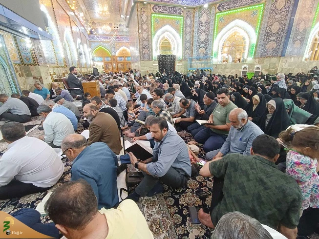 زمزمه دعای کمیل حضرت امیرالمومنین علیه السلام در خیمه گاه امام حسین(ع)، محل  زمزمه عاشقانه عاشقان امام حسین(ع) 8