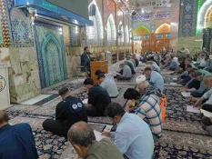 ندبه این هفته در در جوار حرم امام حسین (ع) رنگ و بوی رضوی داشت 2