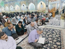 ندبه این هفته در در جوار حرم امام حسین (ع) رنگ و بوی رضوی داشت 2