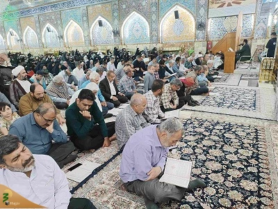 ندبه این هفته در در جوار حرم امام حسین (ع) رنگ و بوی رضوی داشت 2