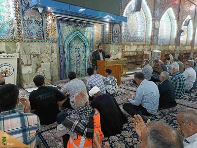 ندبه این هفته در در جوار حرم امام حسین (ع) رنگ و بوی رضوی داشت 2