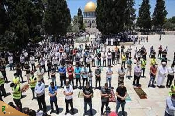 ۶۵ هزار نفر در مسجدالاقصی نماز جمعه اقامه کردند 2