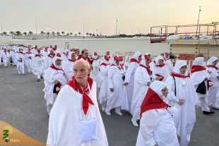 آغاز اعمال حج زائران ایرانی؛ بیش از ۱۸۰۰ زائر در مسجد شجره محرم شدند 2