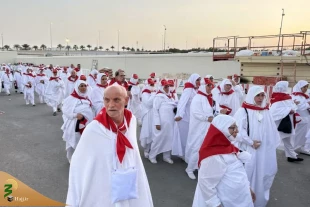 رئیس بعثة الحجاج الإیرانیین فی مسجد الشجرة: کانت الخدمات المقدمة للحجاج حتى الآن مرضیة. 3