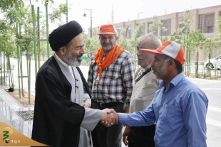 بازدید سرپرست حجاج ایرانی از روند خدمات رسانی در هتل جلنار طیبه مدینه 11