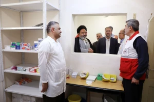بازدید سرپرست حجاج ایرانی از مرکز پزشکی هلال احمر در مدینه + عکس و فیلم
