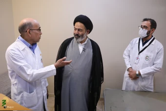 بازدید سرپرست حجاج ایرانی از مرکز پزشکی هلال احمر در مدینه 10