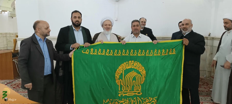 استقبال از پرچم حرم رضوی