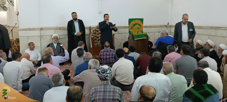 استقبال از پرچم حرم رضوی