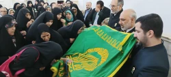 استقبال از پرچم حرم رضوی