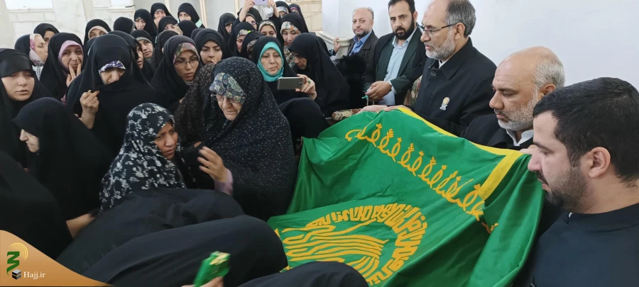 استقبال از پرچم حرم رضوی