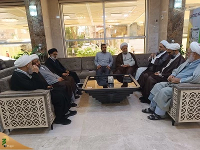 استقبال با شکوه از آیت‌الله عبدالله جوادی آملی در کربلای معلی  3