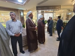 استقبال با شکوه از آیت‌الله عبدالله جوادی آملی در کربلای معلی  5