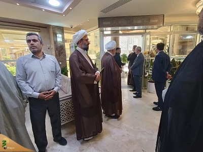 استقبال با شکوه از آیت‌الله عبدالله جوادی آملی در کربلای معلی  5