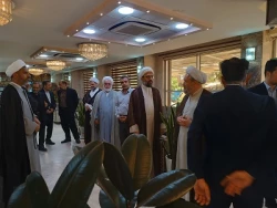 استقبال با شکوه از آیت‌الله عبدالله جوادی آملی در کربلای معلی  6
