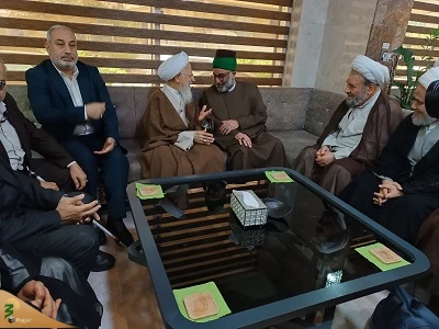 استقبال با شکوه از آیت‌الله عبدالله جوادی آملی در کربلای معلی  7