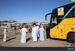 اولین کاروان زمینی حجاج عراقی وارد عربستان شد 2