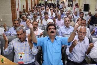  مراسم دعای کمیل زائران ایرانی در مدینه منوره  20