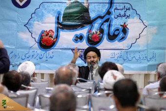  مراسم دعای کمیل زائران ایرانی در مدینه منوره  14