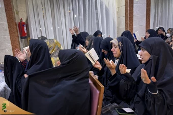  مراسم دعای کمیل زائران ایرانی در مدینه منوره  31