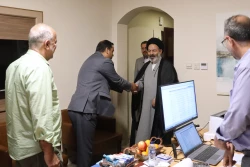 بازدید سرپرست حجاج ایرانی از ستاد سازمان حج در مدینه/ مشکل زیارت جمعی روضه رضوان حل شد 3