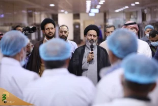 إن رضا الحجاج عن طعام المدینة المنورة هو ثمرة العمل الجهادی و النوایا الصادقة للعاملین فی المطبخ 8