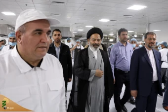 بازدید از آشپزخانه های حجاج ایران در مدینه منوره 3