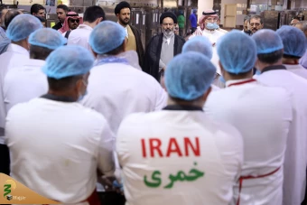 بازدید از آشپزخانه های حجاج ایران در مدینه منوره 10