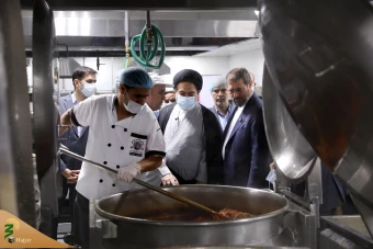 بازدید از آشپزخانه های حجاج ایران در مدینه منوره 24