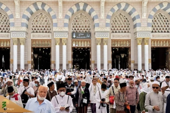 حال‌وهوای مسجد النبی صلی الله علیه وآله در ایام حج 1404 10
