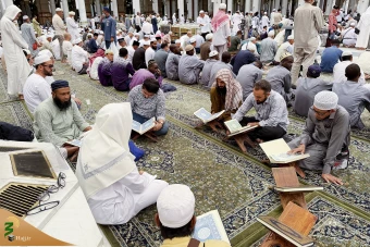 حال‌وهوای مسجد النبی صلی الله علیه وآله در ایام حج 1404 8