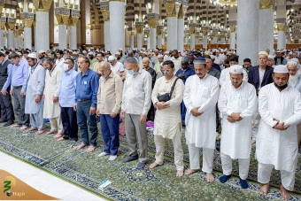 حال‌وهوای مسجد النبی صلی الله علیه وآله در ایام حج 1404 20
