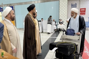 نمایندگان آیات عظام و‌ مراجع تقلید وارد مدینه النبی(ص) شدند 2