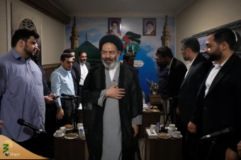 دیدار با جمعی از قاریان گروه نور حج تمتع ۱۴۰۴ 2