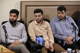 دیدار با جمعی از قاریان گروه نور حج تمتع ۱۴۰۴ 14