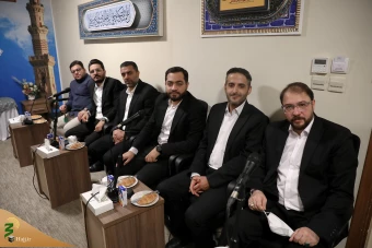 دیدار با جمعی از قاریان گروه نور حج تمتع ۱۴۰۴ 9