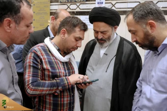 دیدار صمیمی سرپرست حجاج ایرانی با زائران کشورمان درمدینه منوره _ 2 14