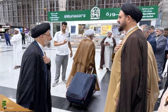 ورود نمایندگان دفاتر آیات و مراجع عظام تقلید به مدینه 13
